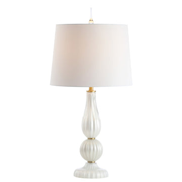 Maddie 28" Glass/Metal LED Table Lamp - JONATHAN Y